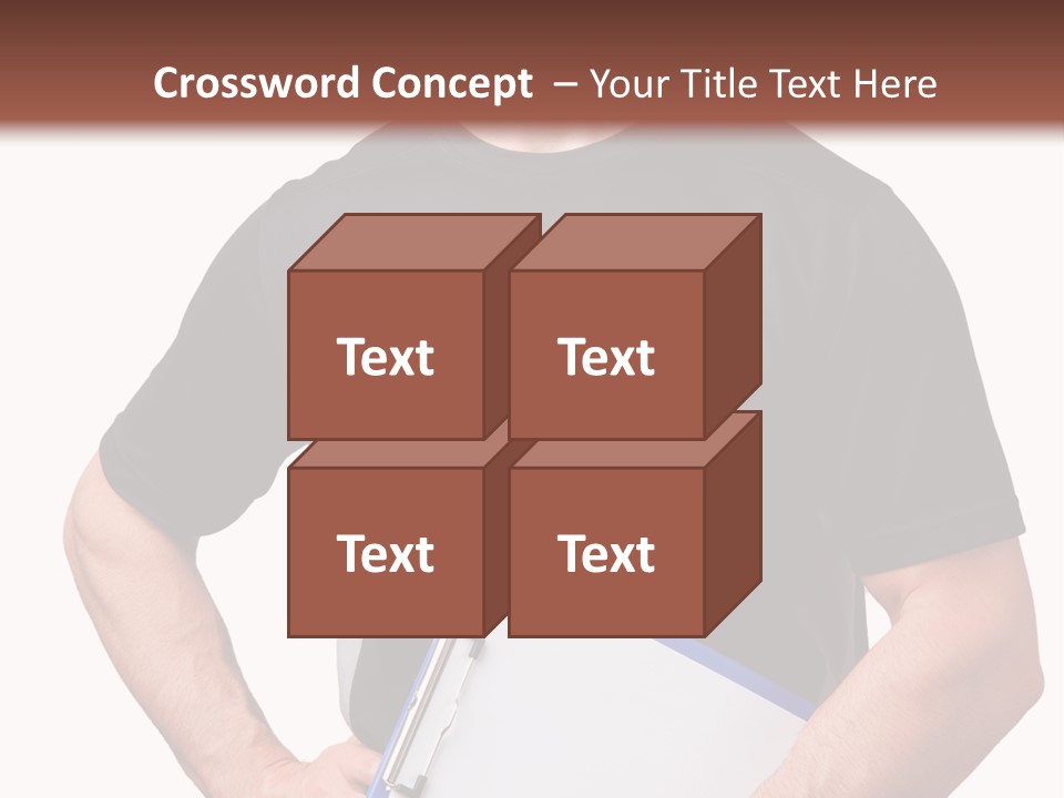 Worker Person Fit PowerPoint Template