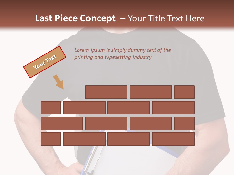 Worker Person Fit PowerPoint Template