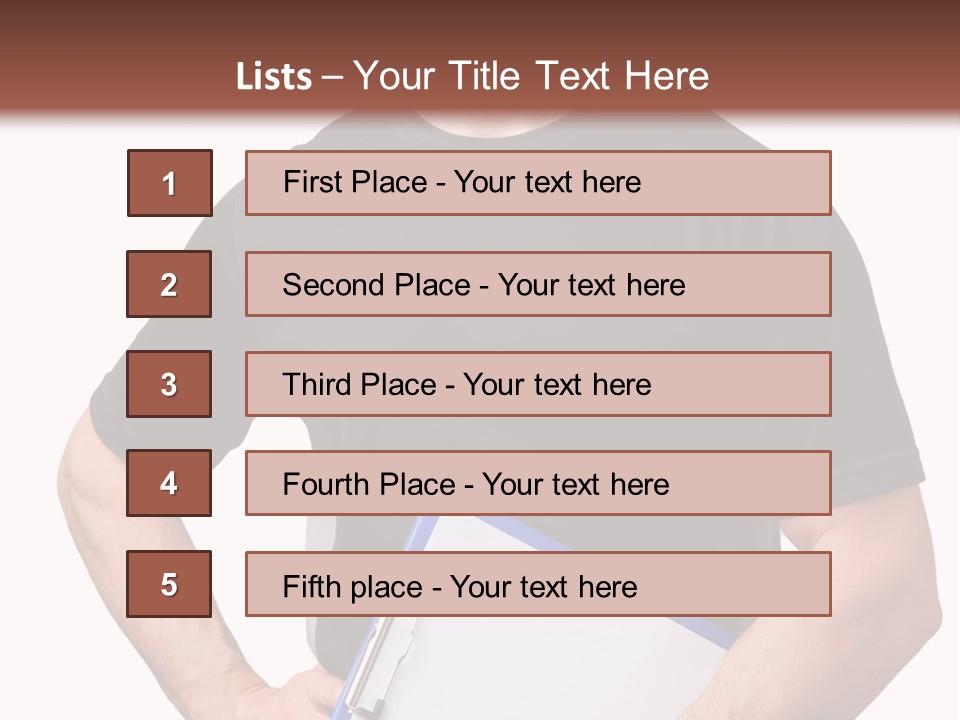 Worker Person Fit PowerPoint Template