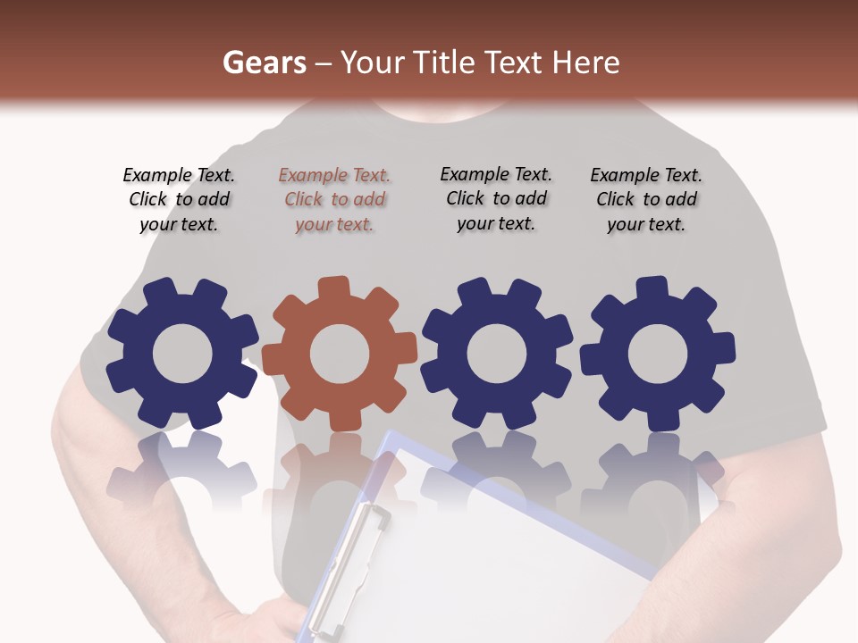 Worker Person Fit PowerPoint Template