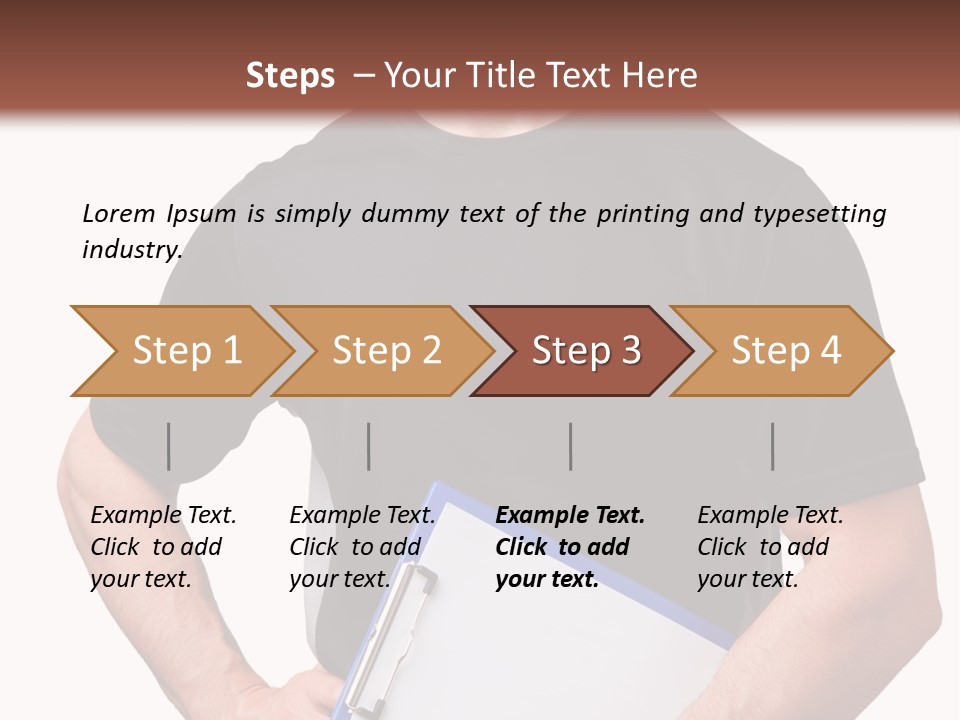 Worker Person Fit PowerPoint Template