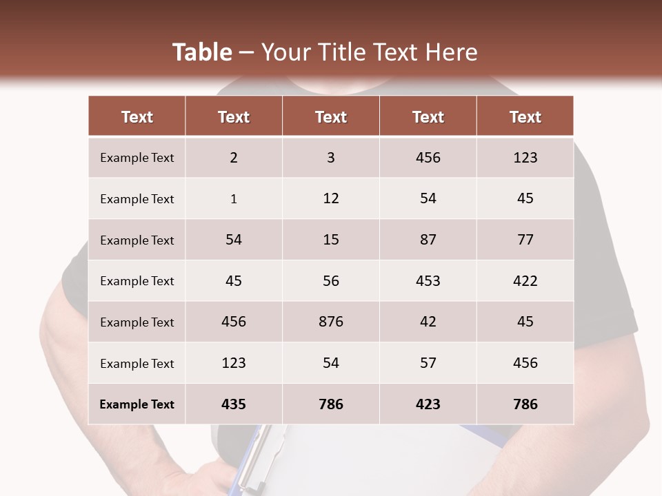 Worker Person Fit PowerPoint Template