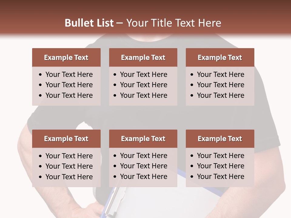Worker Person Fit PowerPoint Template