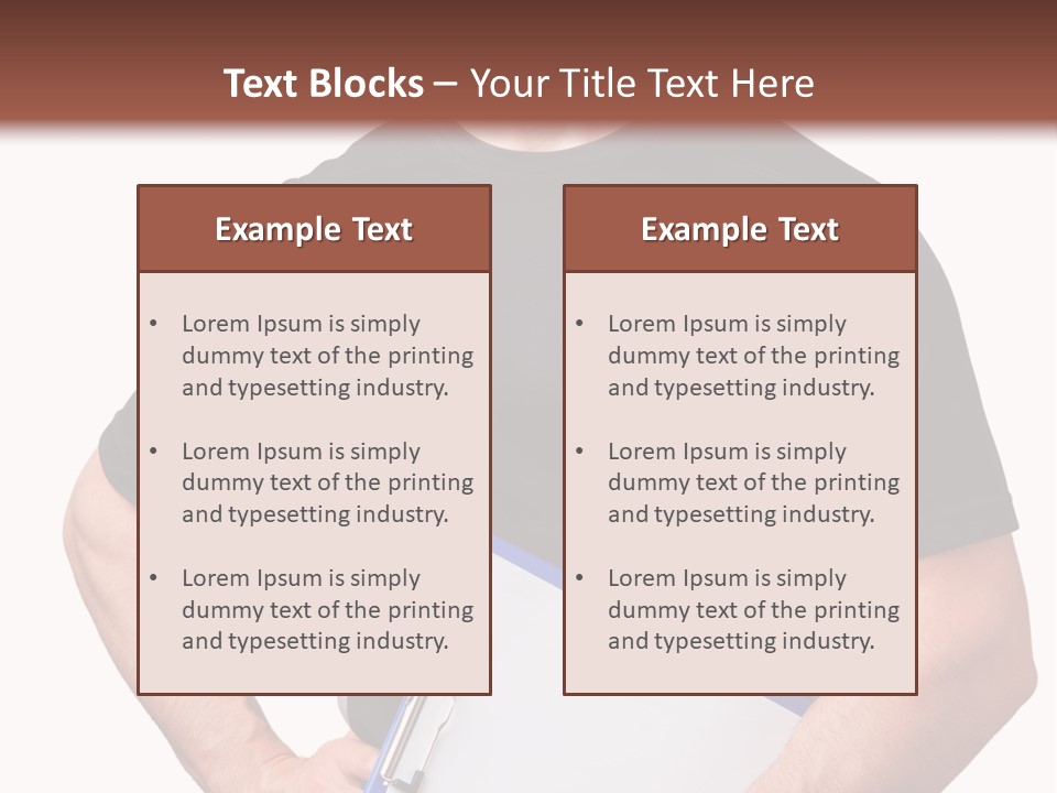 Worker Person Fit PowerPoint Template
