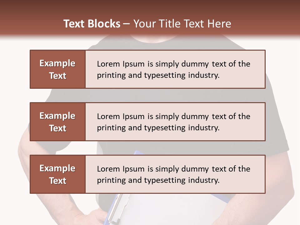 Worker Person Fit PowerPoint Template