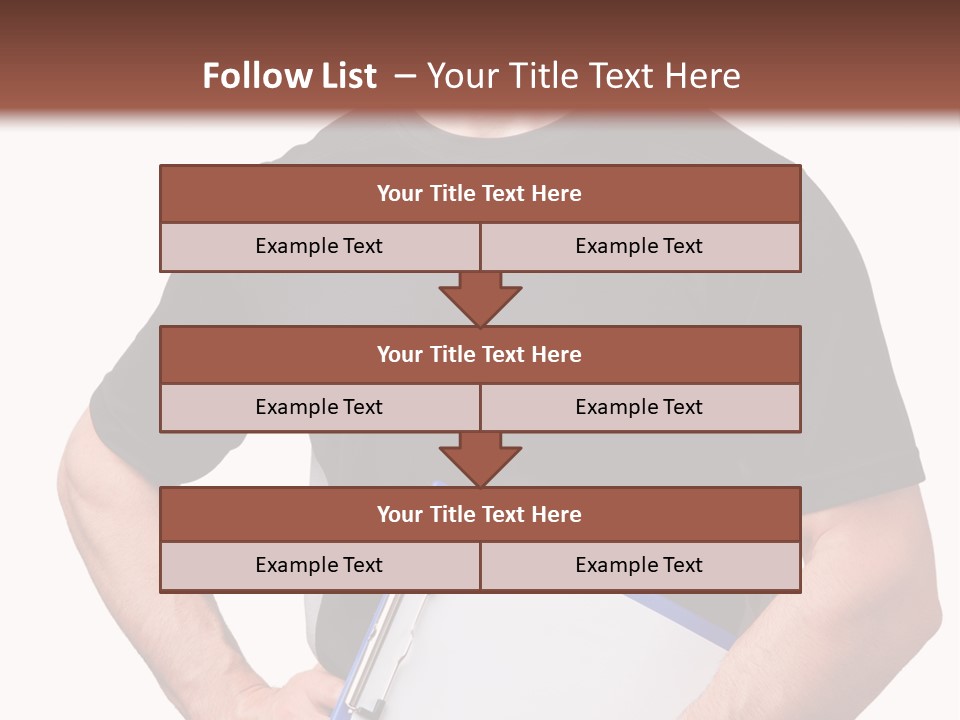 Worker Person Fit PowerPoint Template