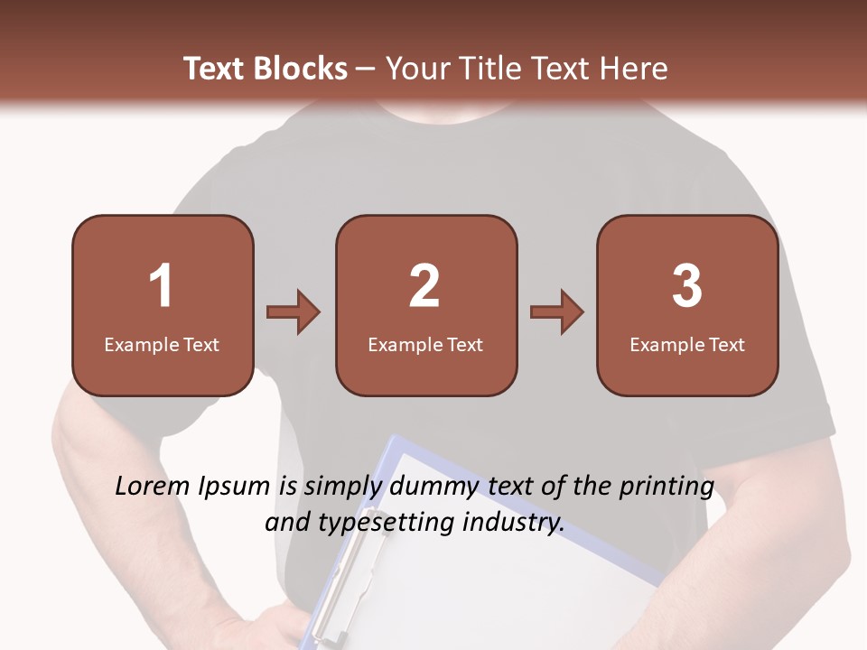 Worker Person Fit PowerPoint Template