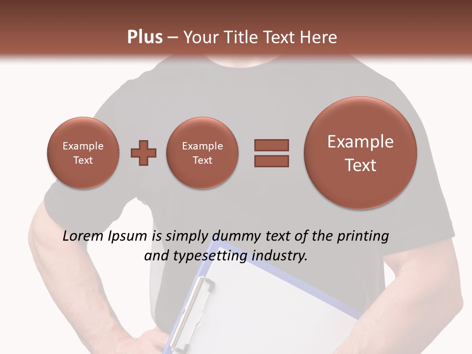 Worker Person Fit PowerPoint Template