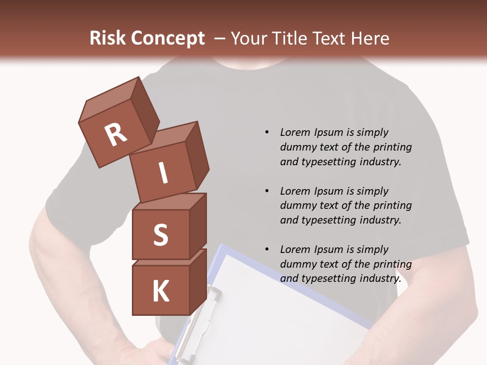 Worker Person Fit PowerPoint Template