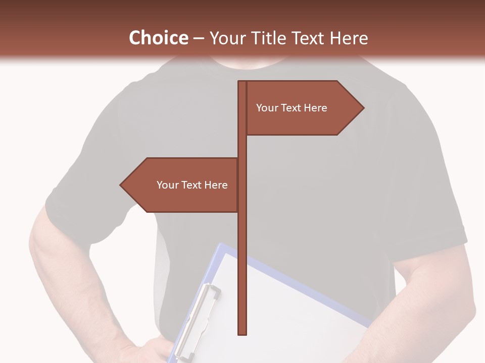 Worker Person Fit PowerPoint Template