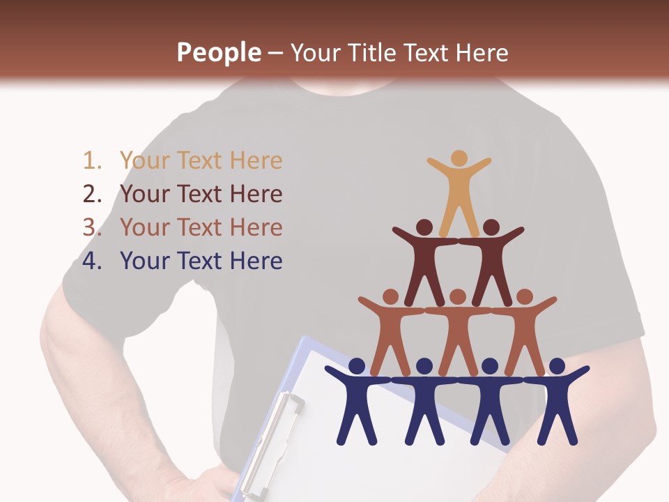Worker Person Fit PowerPoint Template