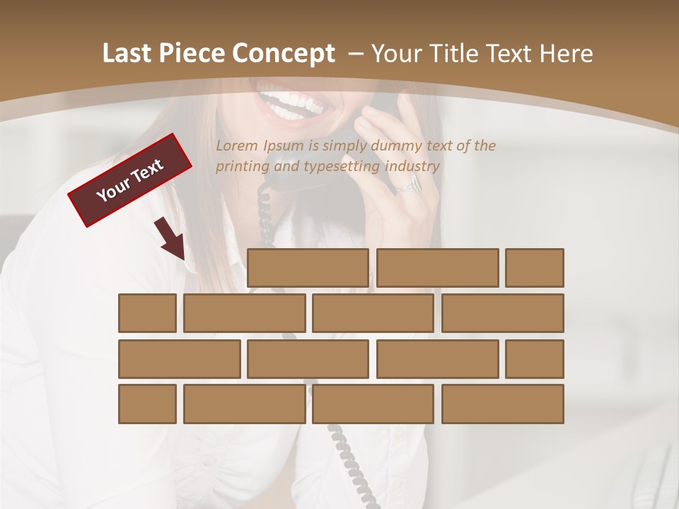 Paperwork One Vertical PowerPoint Template