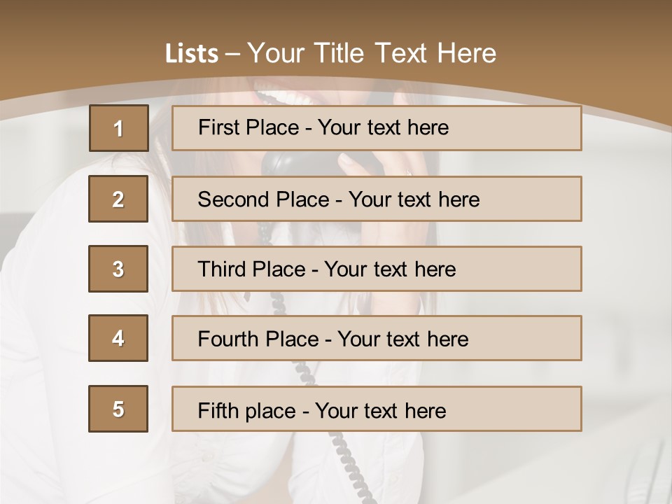 Paperwork One Vertical PowerPoint Template
