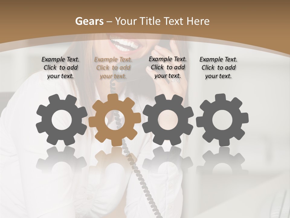 Paperwork One Vertical PowerPoint Template