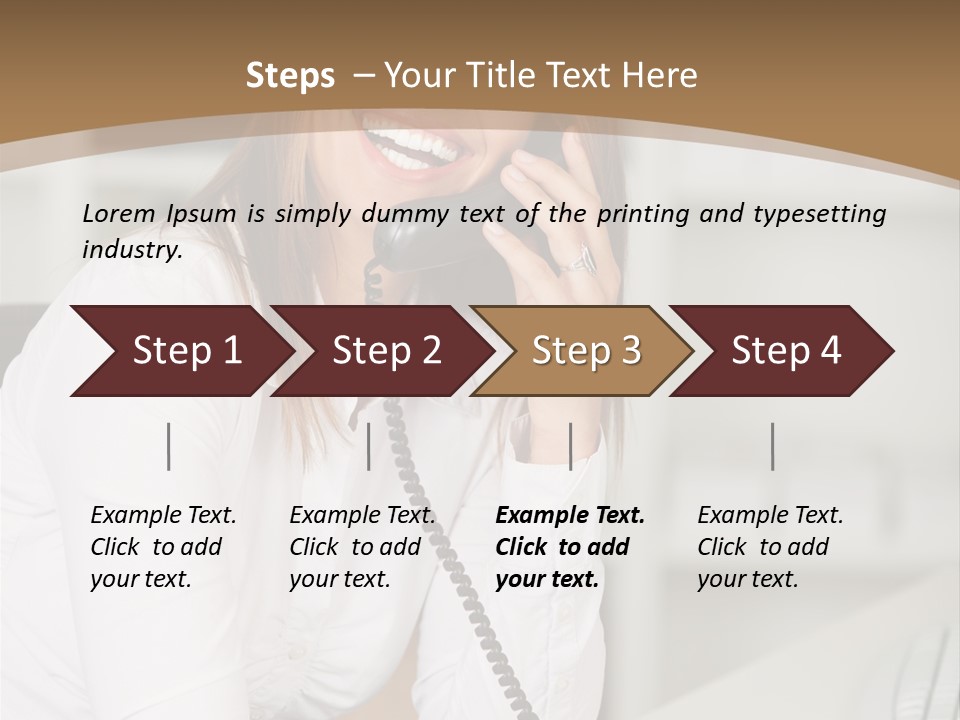 Paperwork One Vertical PowerPoint Template