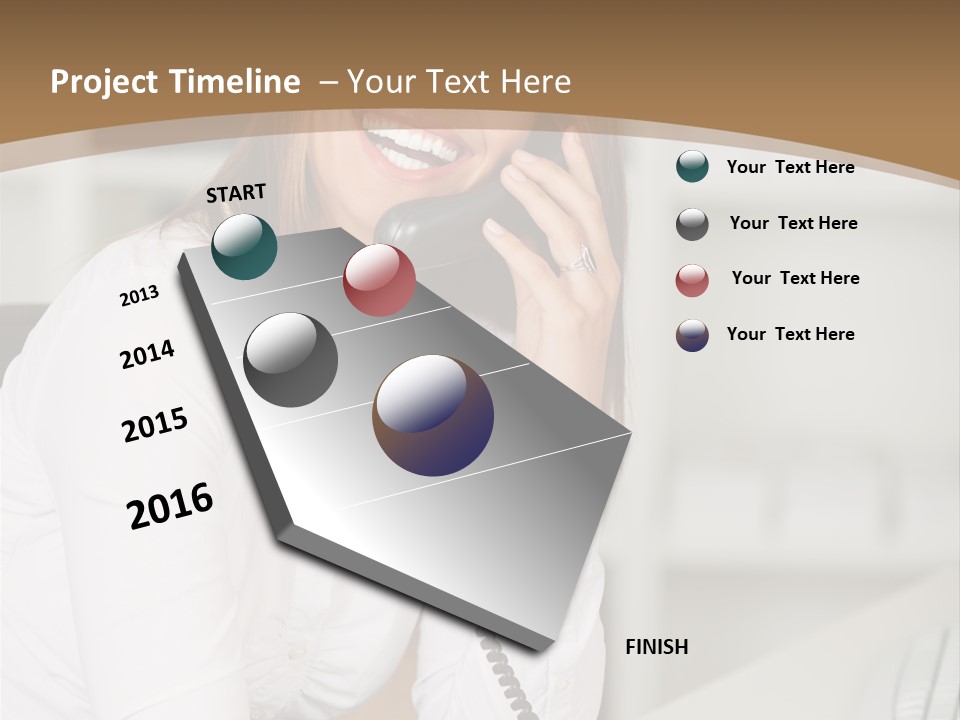 Paperwork One Vertical PowerPoint Template