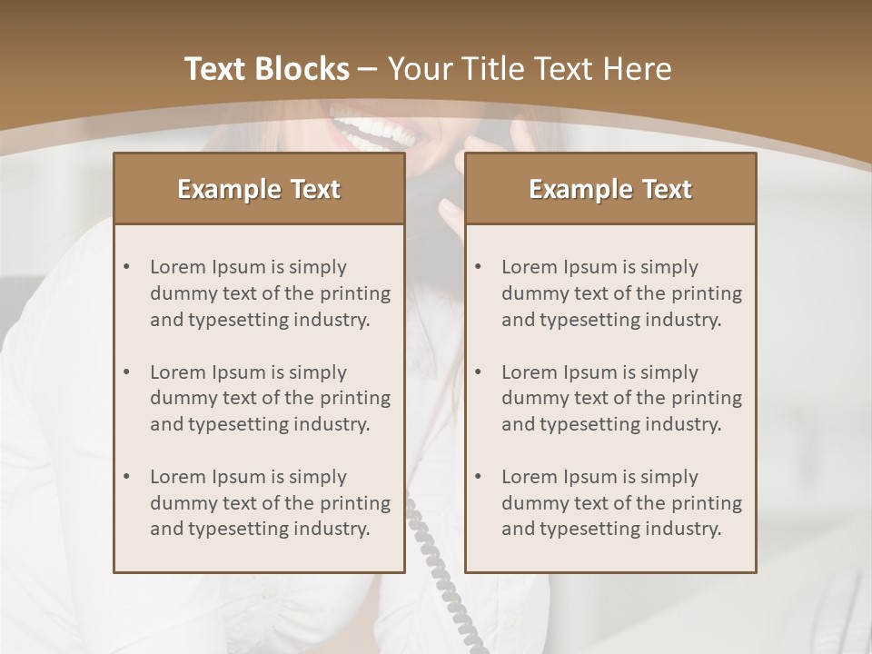 Paperwork One Vertical PowerPoint Template