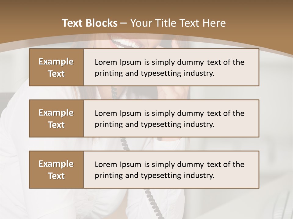 Paperwork One Vertical PowerPoint Template