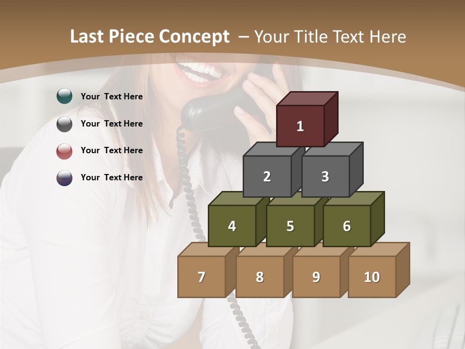 Paperwork One Vertical PowerPoint Template