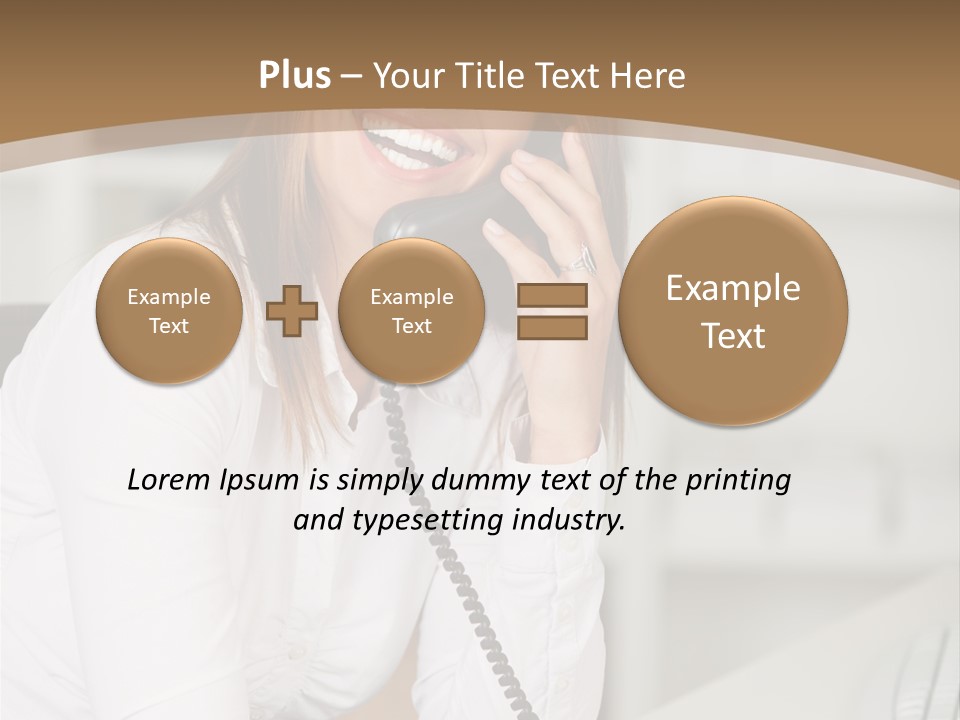 Paperwork One Vertical PowerPoint Template