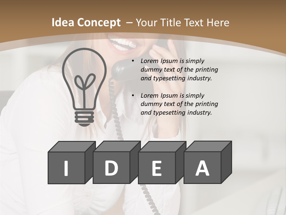 Paperwork One Vertical PowerPoint Template