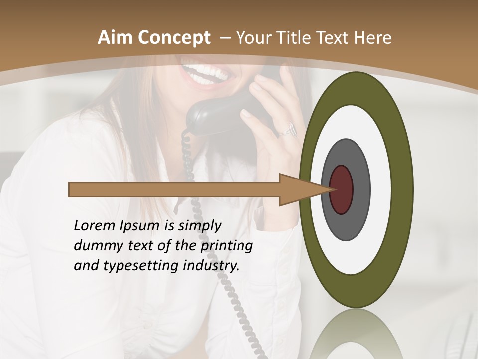 Paperwork One Vertical PowerPoint Template