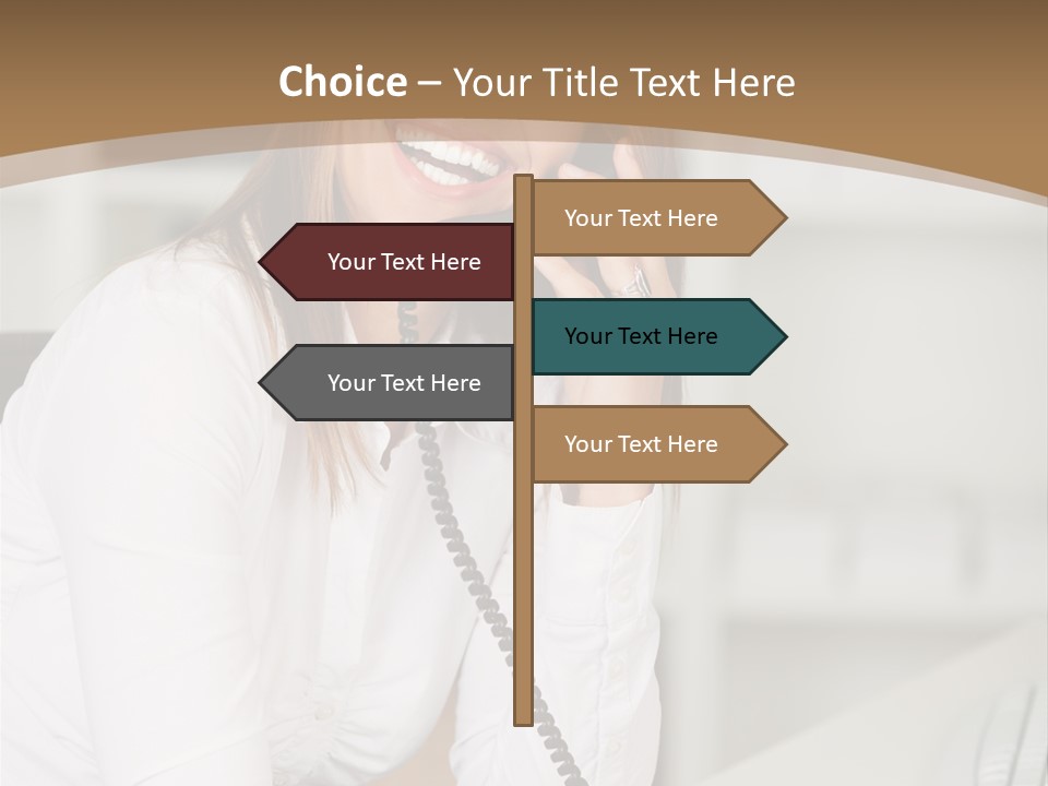 Paperwork One Vertical PowerPoint Template