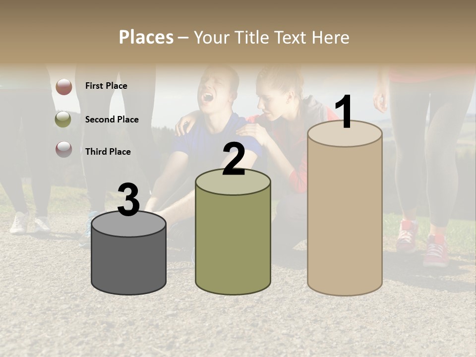 Sport Determination Action PowerPoint Template