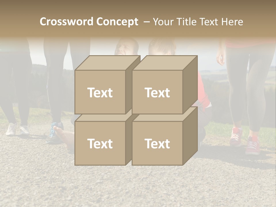 Sport Determination Action PowerPoint Template