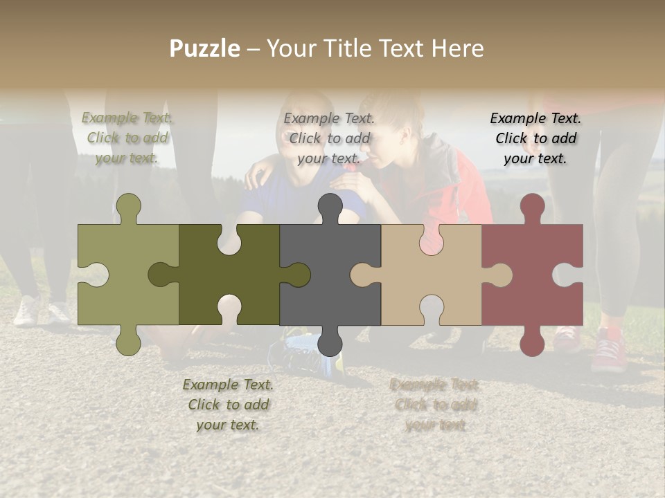 Sport Determination Action PowerPoint Template