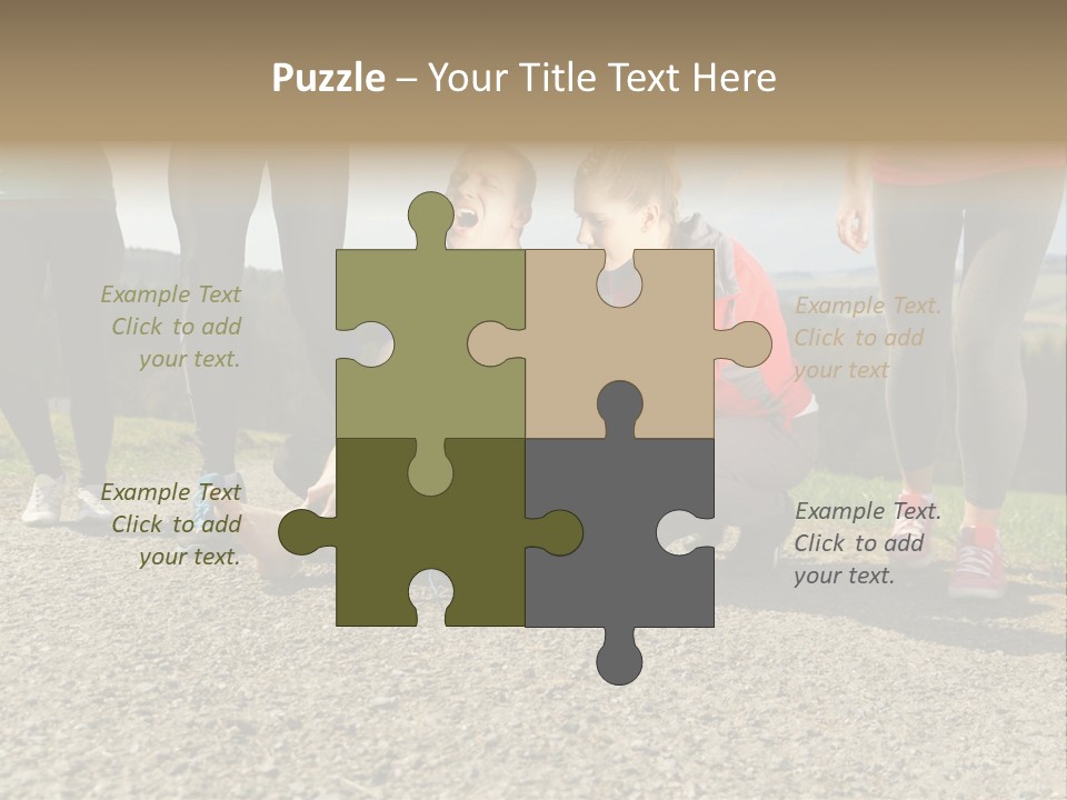 Sport Determination Action PowerPoint Template