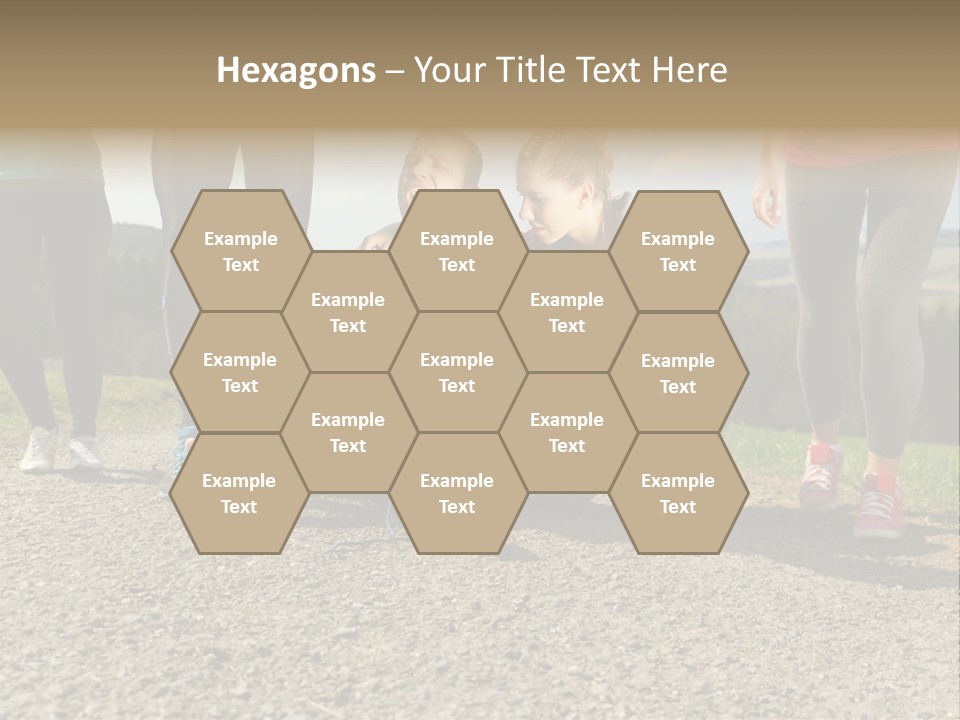 Sport Determination Action PowerPoint Template