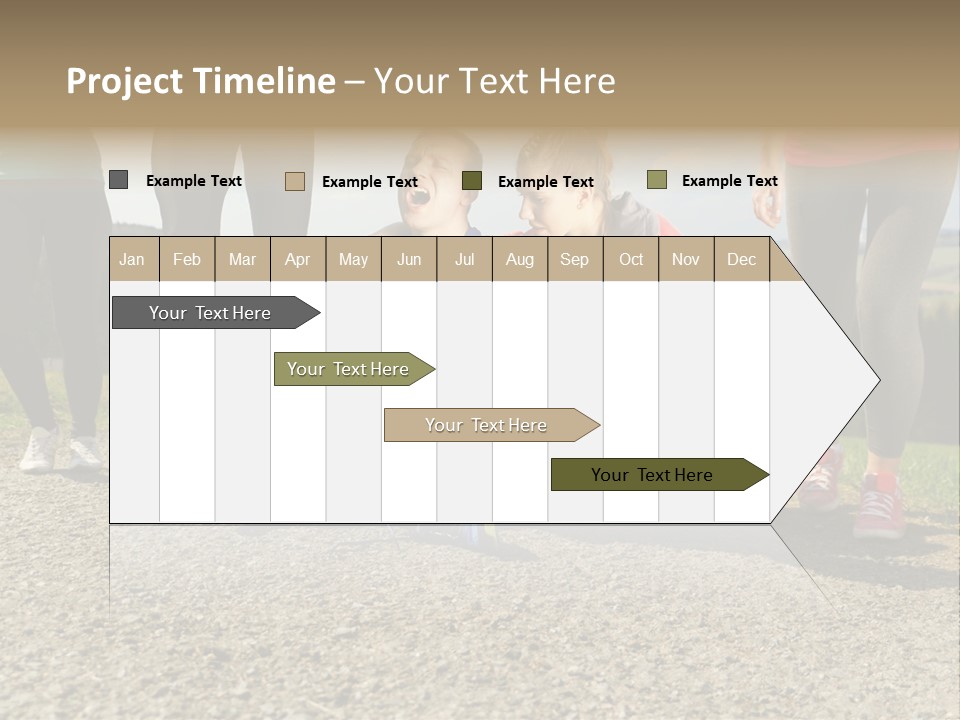 Sport Determination Action PowerPoint Template