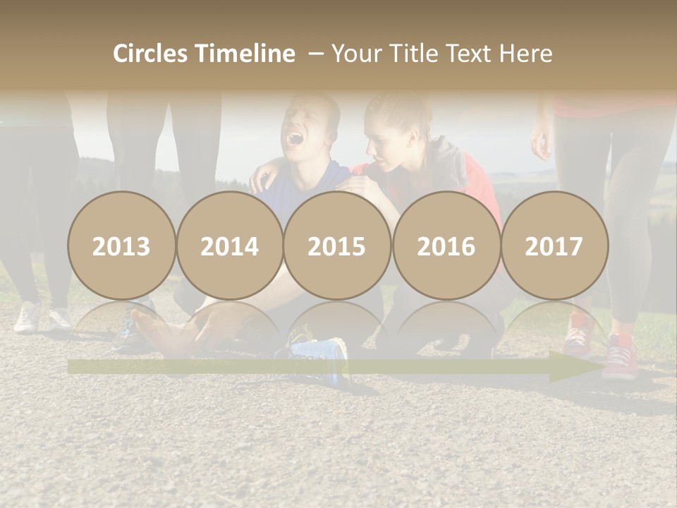 Sport Determination Action PowerPoint Template