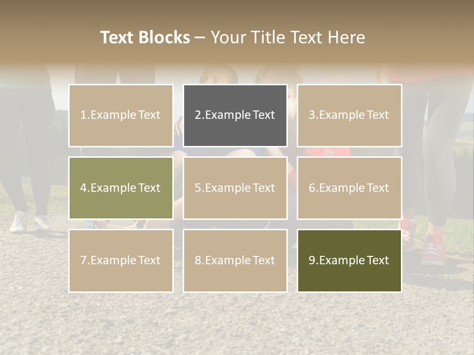 Sport Determination Action PowerPoint Template