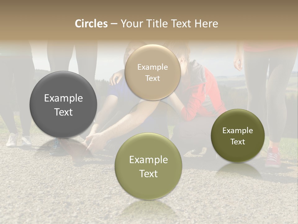 Sport Determination Action PowerPoint Template