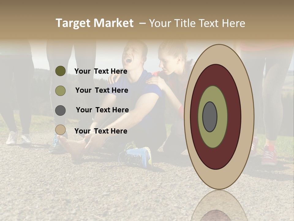 Sport Determination Action PowerPoint Template