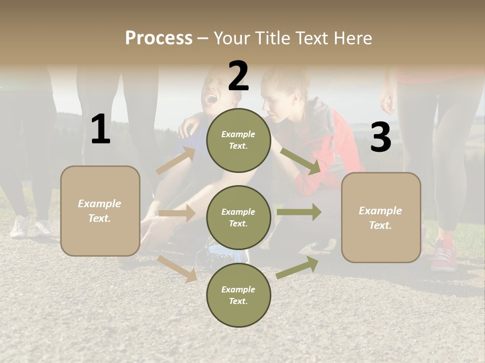 Sport Determination Action PowerPoint Template