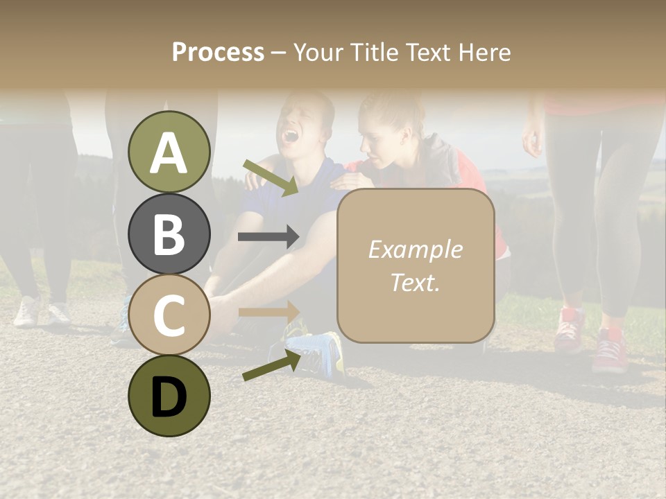 Sport Determination Action PowerPoint Template