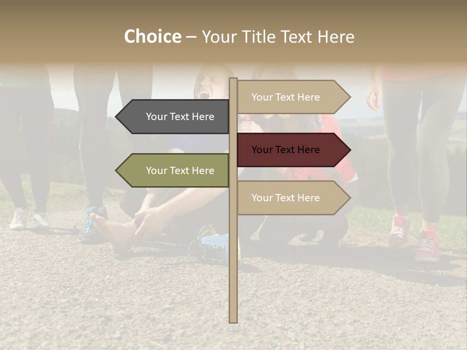 Sport Determination Action PowerPoint Template