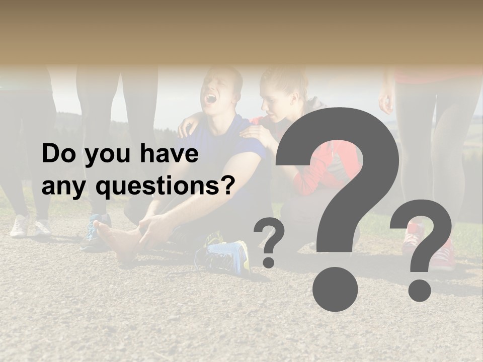 Sport Determination Action PowerPoint Template