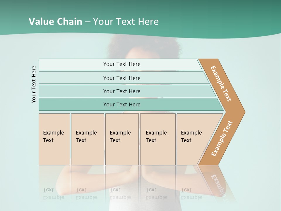 A Woman Sitting In A Yoga Position With Her Eyes Closed PowerPoint Template
