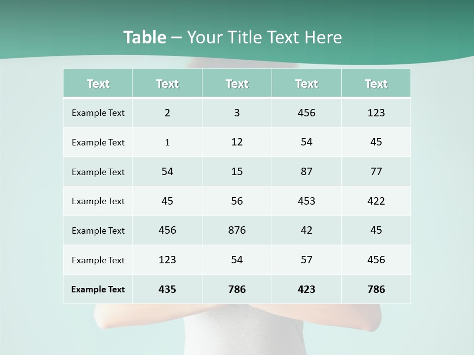 A Woman Sitting In A Yoga Position With Her Eyes Closed PowerPoint Template