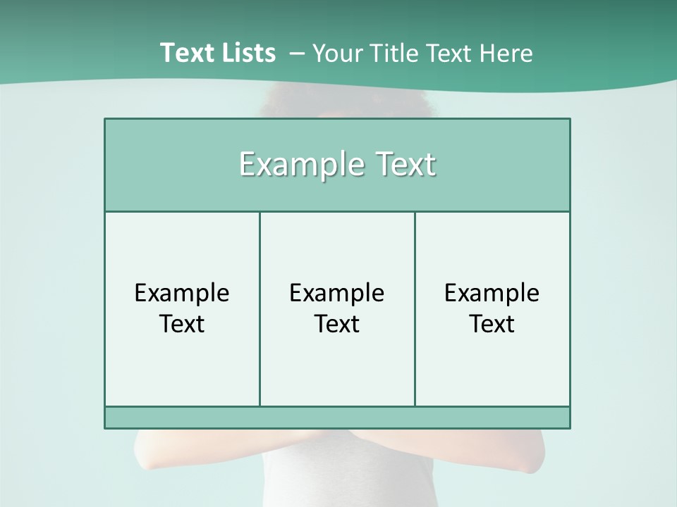 A Woman Sitting In A Yoga Position With Her Eyes Closed PowerPoint Template
