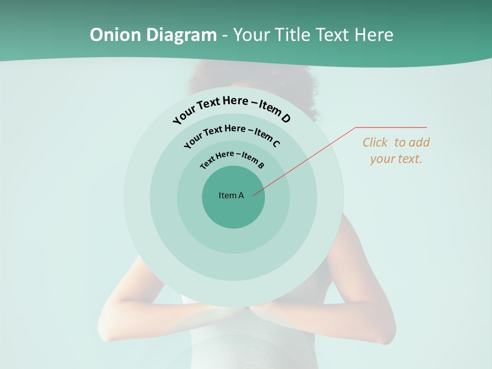 A Woman Sitting In A Yoga Position With Her Eyes Closed PowerPoint Template