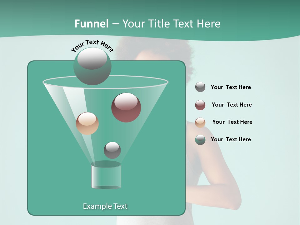 A Woman Sitting In A Yoga Position With Her Eyes Closed PowerPoint Template