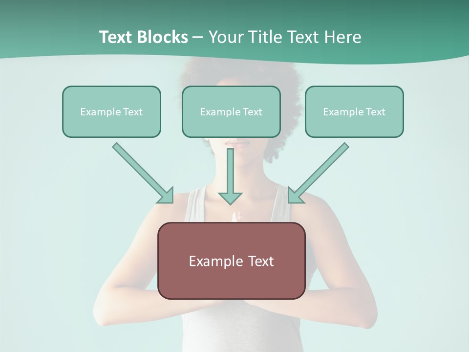 A Woman Sitting In A Yoga Position With Her Eyes Closed PowerPoint Template