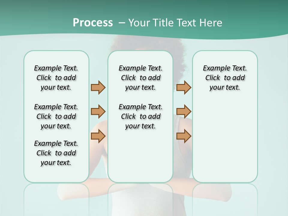 A Woman Sitting In A Yoga Position With Her Eyes Closed PowerPoint Template