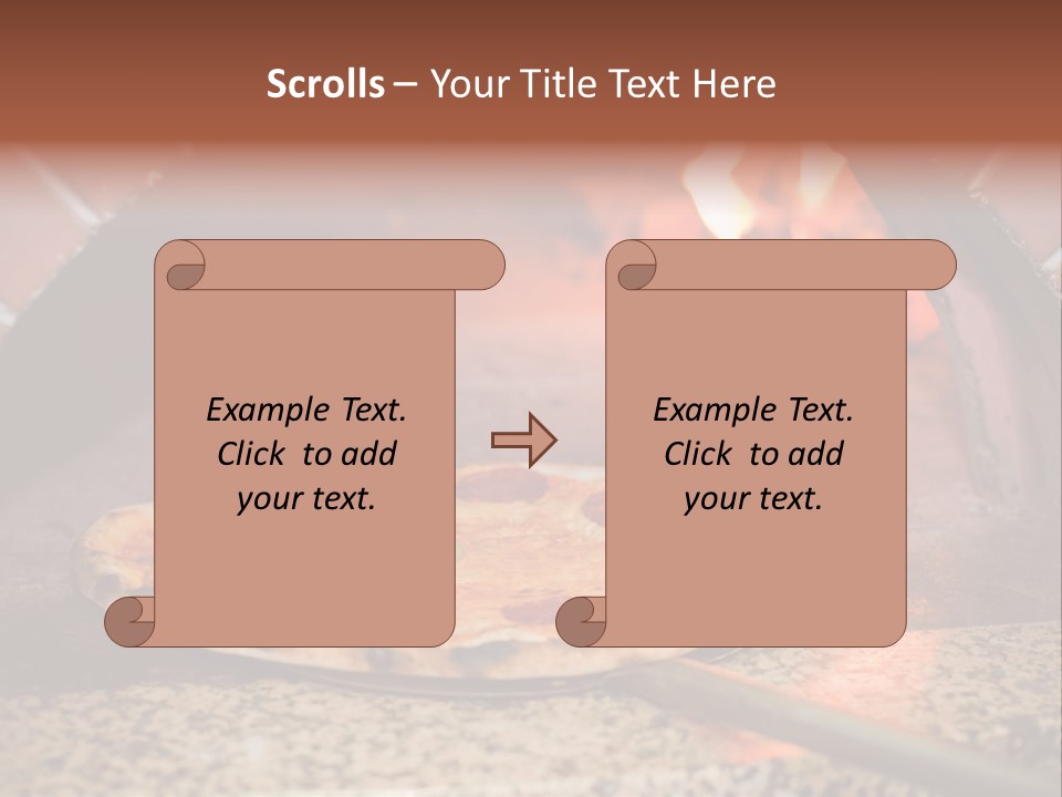 Parchment Abstract Art PowerPoint Template