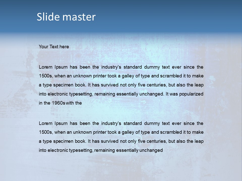 Parchment Abstract Art PowerPoint Template